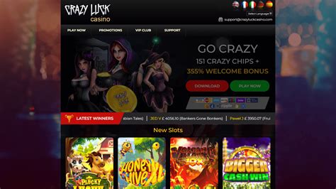 crazy luck casino reviews.